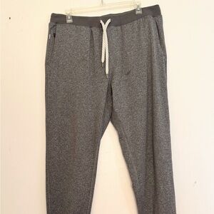 Vuori performance Athletic Jogger Drawstring Gray Pants Men’s Size XL EUC